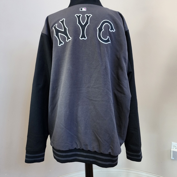 Mets MLB City Connect NIKE Zip-Up Bomber Jacket. NWT - Picture 9 of 16